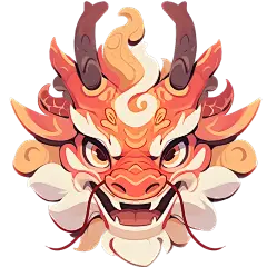 春节龙年新年过年新春除夕中国风中式国潮国风龙头元素素材