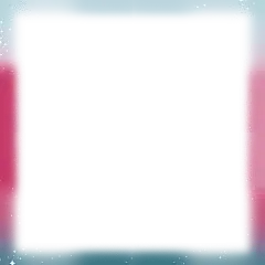 手绘-色彩渐变星星边框-紫色