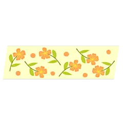 可爱活泼胶带贴纸-花