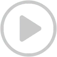 通用圆形黑白扁平风插画播放按钮暂停图标元素素材