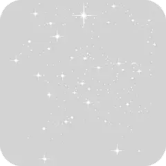 星星系列白色静态贴纸