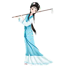中国风-人物插画-林黛玉