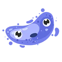 扁平-病毒元素贴纸