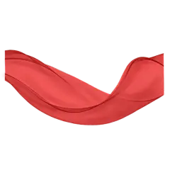 手绘-红色丝带装饰元素贴纸2