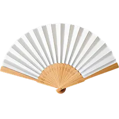 中国风通用实景空白扇子元素素材