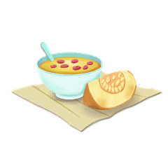 手绘-养生美食手绘贴纸