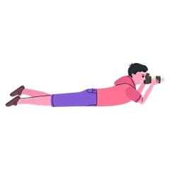 SVG-手持摄像机人物贴纸