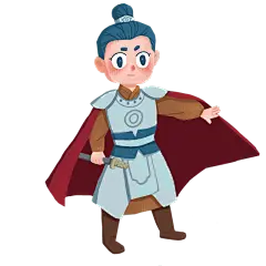 手绘Q版-武侠人物贴纸-将军