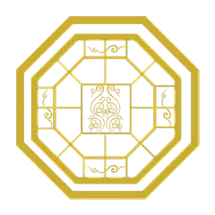中国风边框底纹矢量贴纸-窗户