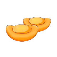 卡通感春节金元宝元素贴纸