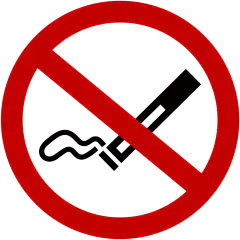 常规扁平禁烟图标套系贴纸元素素材