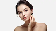 美容护肤模特人像图片