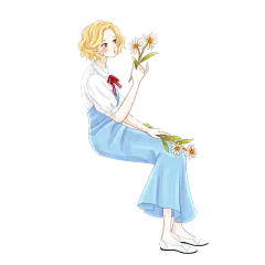 手绘-美发少女元素