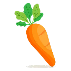 常规内容-图标系列插画风胡萝卜图标元素