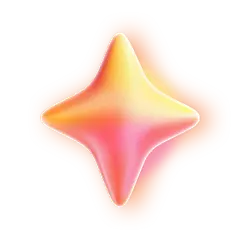 常规装饰系列3D立体感发光星星