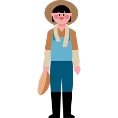 高质量人物插画-可爱扁平-农业