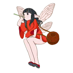 手绘卡通-精灵人物贴纸