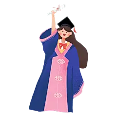 卡通感教育培训人物元素