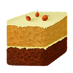 美食插画素材-蛋糕