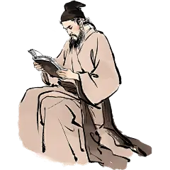 中国风通用古风水墨人物元素素材