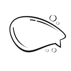 手绘-漫画对话气泡基础装饰-SVG3