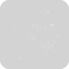 星星星光元素简约风白色贴纸