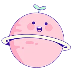 扁平-孟菲斯风元素-星球