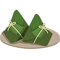 中华美食类插画贴纸-粽子