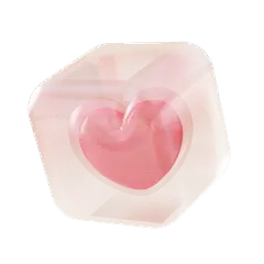 立体3D粉色爱心