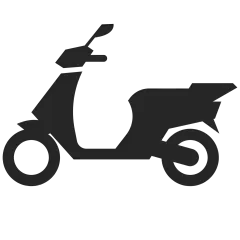 常规内容-图标系列扁平风交通电动车图标元素