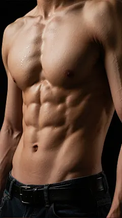 常规内容-人物系列写实感男性健身肌肉图片