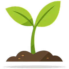 常规内容-植物系列插画风幼苗发芽