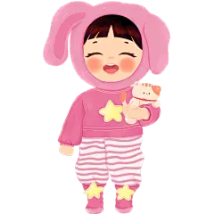 儿童人物形象元素主题插画