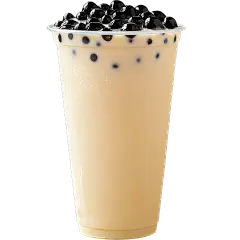 饮品系列写实大杯珍珠奶茶