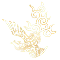 中国风剪纸贴纸-凤凰