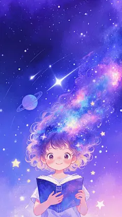 儿童节水彩光感小孩气球吹泡泡背景