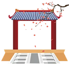 SVG-古风苏式园林建筑
