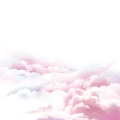 七夕情人节渐变梦幻云朵通用元素素材