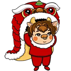 牛年春节元素主题素材