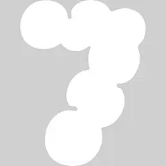 简单清爽云朵大字数字艺术字套系