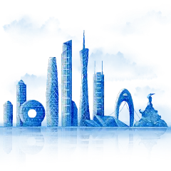 通用手绘矢量插画城市建筑免抠元素