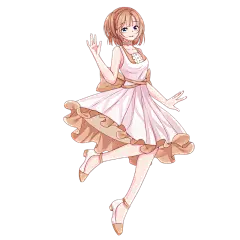 手绘-美发人物元素