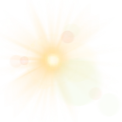 特效通用黄色太阳光晕元素素材