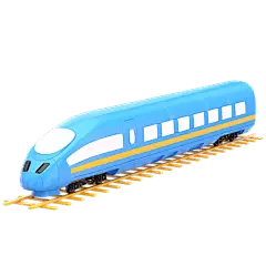 旅游出行交通工具高铁动车3D贴纸