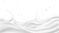 常规内容-美食系列写实风牛奶流动元素