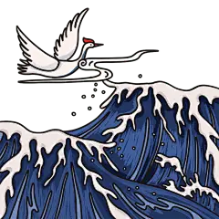 浮世绘海浪