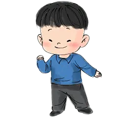 水墨-人物插画贴纸7