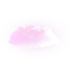 风光系列梦幻感粉紫色云彩