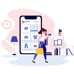 扁平风团队协作商务办公矢量插画