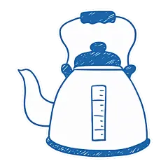 简约风-厨房元素-烧水壶